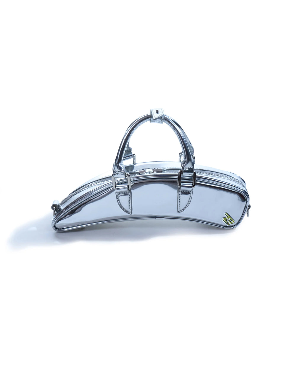 Mini Arca bag in Mirrored Mercury